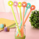 Donut Gel Pen 0.38mm Point Black Ink Pen Stationery For Students Office School