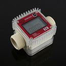 Digital Lcd K24 Flow Meter Turbine Fuel Flow Tester For Chemicals Water Sea