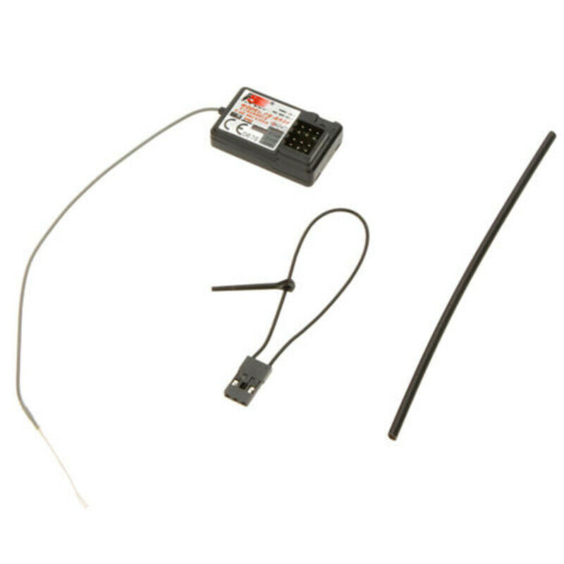 FS-GR3E 3CH 2.4GHz Receiver GT2 GT3 GT3B GT3C GR3C RC Car Boat Black