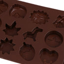 Silicone Chocolate Mold baking Tools Jelly and Candy Mold Fruit Kitchen Gadget@