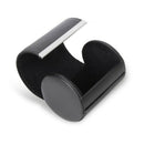 Black Necktie Neck Tie Storage Case Travel Gift Box Cylinder Shape D3B1