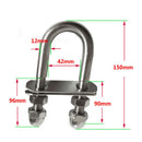 Marine-Grade 316 Stainless Steel U Bolt 12*145mm Fits Boat Marine