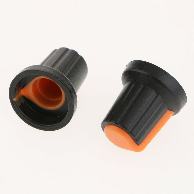 30x Plastic Pot Knobs for 6mm Potentiometers Rotary Switch Encoder 5 Colours New