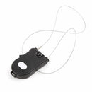Retractable Wire Rope Outdoor Password Lock Combination Coded Locker Key Padlock