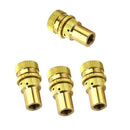 4pcs Tire Deflators Brass 4WD Off-road Tyre Air Deflators Valve Core Tool