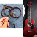 6PCS/set Wooden Guitar Strings Acoustic Guitar Steel Strings Elixir Folk Guitar