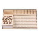 Wooden Organizer Tattoo Paint Bottles Display Rack Brushes Holder Stand Epo