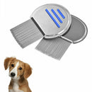Lice Treatment Comb for Head Lice & Nit Lice Egg Removal, Stainless Steel Metal'