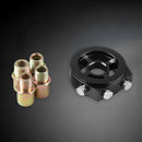 Oil Filter Block Adapter Sandwich Plate For Sensor Gauge Pressure Temperature