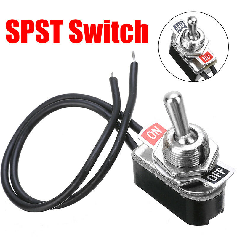 KNS-1 6A 250V AC On-Off Prewired Standard Toggle Switch SPST Contacts Switc Hn