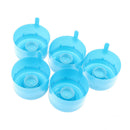 5Pc reusable water bottle snap on cap replacement for 55mm 3-5 gallon water j ï¼D