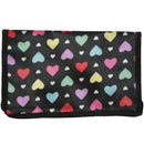 Cute Colorful Love Heart Polyester Comestic Makeup Storage Travel Bath Orga B8Y1