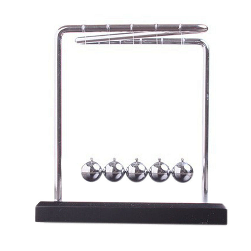 Newton Cradle Physics Pendulum Science Z-Type Wood Newton's Cradle Art In M L4T7