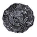 Men  Belt Buckle Western Texas Long Horn Cow Pants Accessories