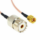 Handheld Antenna Cable SMA male to UHF SO-239 Female Connectors