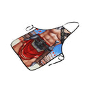 Mens Apron,Pinny fun Novelty Saucy designs for barbeques etc,red&flesh colo R2H2