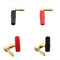 [4 Pack] Hi-end Copper Right Angle/90 Degree Screw Type Banana Plug / Speak J8K3