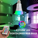 E27 10W RGB LED Remote Bulb Light Dimmable CW WW Color Changeable Home Lamp