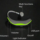 Bluetooth headphones,F600 Ear Hooks Earphones Noise Cancelling In-ear Earbu