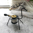 Sealing Wax Bead Warmer Melting Deer Shaped Stamp Wax Furnace Stove Pot