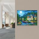 Hut 5D Full Round Diamond Painting DIY Cross Stitch Embroidery (LD320)