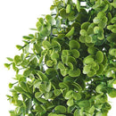 1X(Artificial Green Leaves Wreath Eucalyptus Milano Grass Wreath- 17 inch F