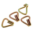 4Pcs Heavy Duty Ratchet Double J Hook For 1" 25mm Tie Down