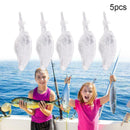 5pcs Baits Transparent lure false lure Unpainted Hard Fishing DIY Lure E0C3 F2I8