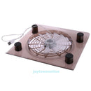 New USB Cooling Big Fan LED Light Cooler Pad For Laptop PC Notebook