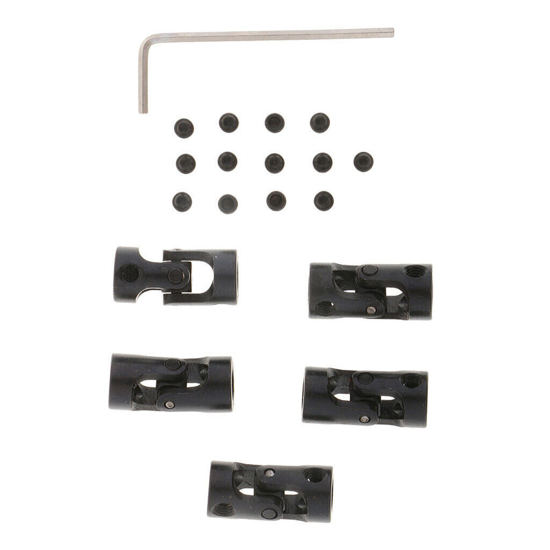 Metal RC Motor Shaft Coupling Couplers Universal Link Joints / 5 Per Order - 6