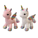 Cute Rainbow Unicorn Horse Plush Soft Toys for Kids Girl Birthday Gift Pink