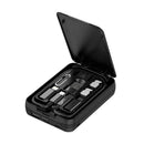 BUDi Kzble CARD multi-function data cable storage support wired charging storage
