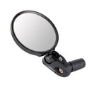Handlebar End Bike Mirror Steel Lens Cycling Mirror Back Rear View Mirror B G9Y8