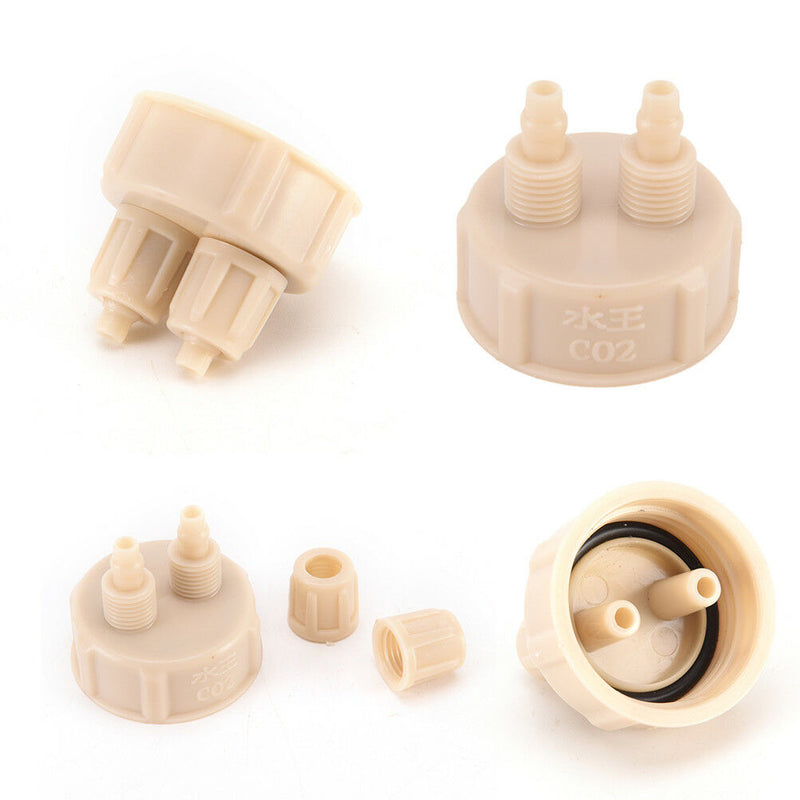 aquarium bottle cap for live plants CO2 diffuser air generator system DIY too Jf