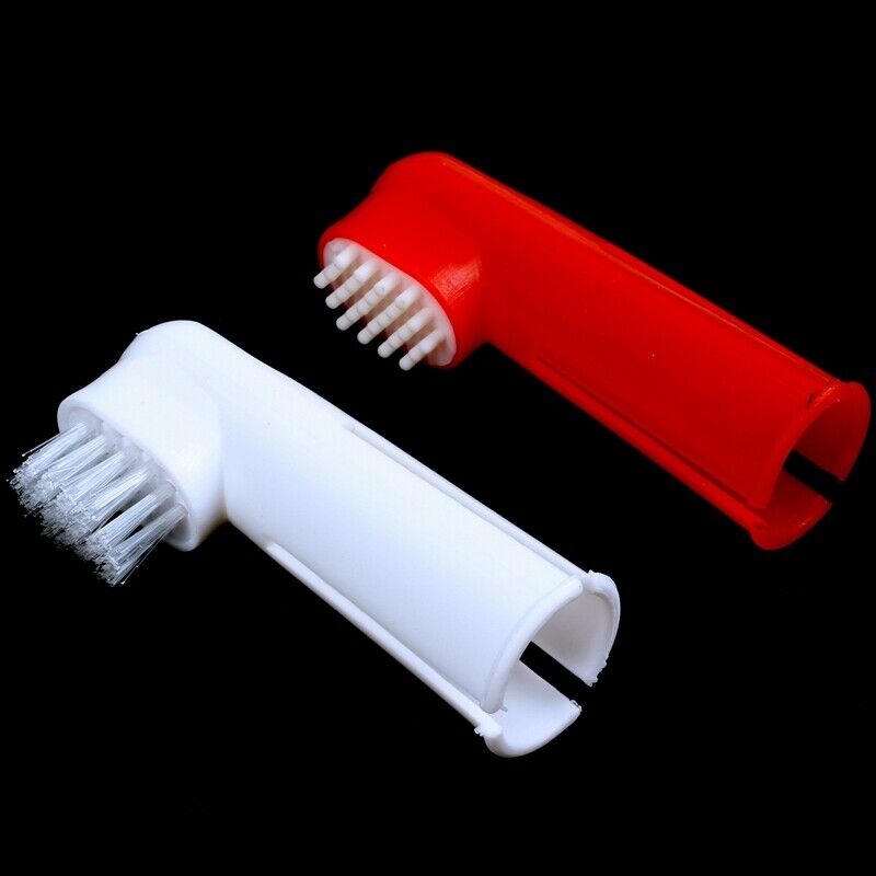 Oral Toothbrush Set + Massage Finger Brush Grooming Toothpaste for Dog Pupp
