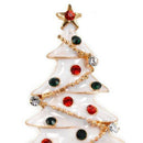1X Fashion Elegant Diamond Christmas Tree Wedding Bridal Brooch Pin Rhinest