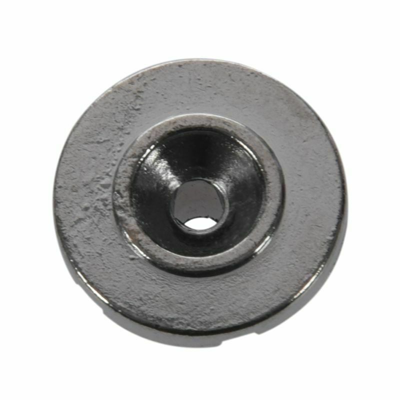 Round Bass Guitar String Retainer Tree, 2 pcs (chrome)