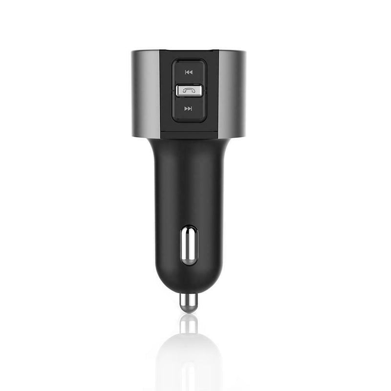 C26S Mini Portable Car Interior Dual Port USB Charger Bluetooth Transmitter