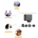 4 Ports USB Charger 2.1A 10.5W Phone Wall Charging Adapter w/4pcs Converter