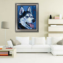 5D DIY Full Drill Diamond Painting Looking Dog Cross Stitch Embroidery Kit A