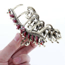 2pcs Metal Hair  Clip Hairpin Rhinestone Retro Gift