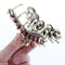 2pcs Metal Hair  Clip Hairpin Rhinestone Retro Gift