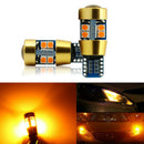 Amber T10 15W 3030 19SMD Canbus Error Free LED Parking Light Lamp Bulbs 600S Bj