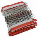 1W (3V To 33V) 250 Pcs 25 Values 1W Zener Diode Assorted Kit Assortment Set P7H5
