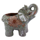 Ceramic Mini Elephant Cacti Succulent Plant Pot Flower Planter Garden Home