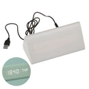 ã€Voice Control Calendar Thermometerã€‘ Wood Wooden LED Digital Alarm Clock US