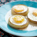 Egg-Shaped Ring,7.5.9 Cm Stainless Steel Oval Mold Cooking Non-Stick Pancak