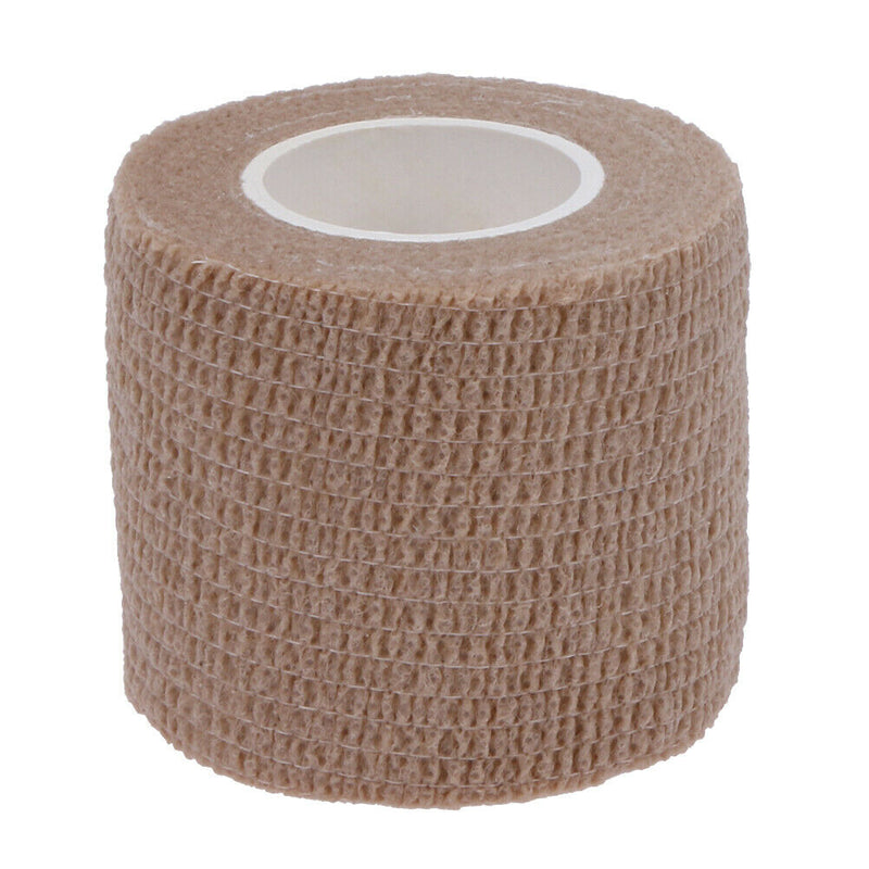 Sport Bandage Self Adherent Wrap Grip Roll Knee Protector (Skin)