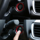 1pc Replacement Engine Start Key Push Button Ring Trim Alloy For Mazda CX-4/CX-5