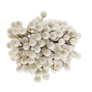 40-head Mini Artificial Fruit Berry Christmas Wedding Decoration White